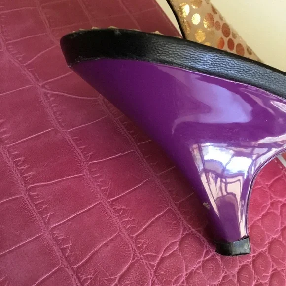 POETIC LICENSE LEATHER PEEP TOE SLING BACKS - Picture 12 of 13